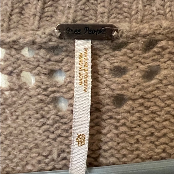 Free People Tan Button-Up Cardigan - Picture 2 of 4